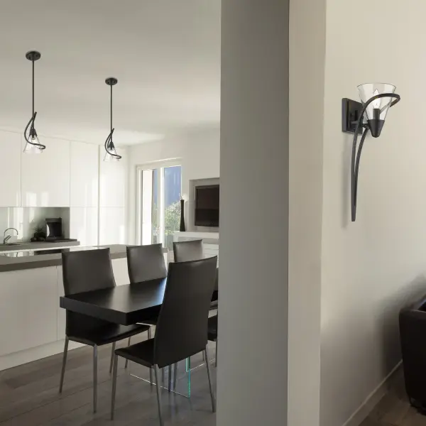 Olympia One Light Wall Sconce in Matte Black - Image 6