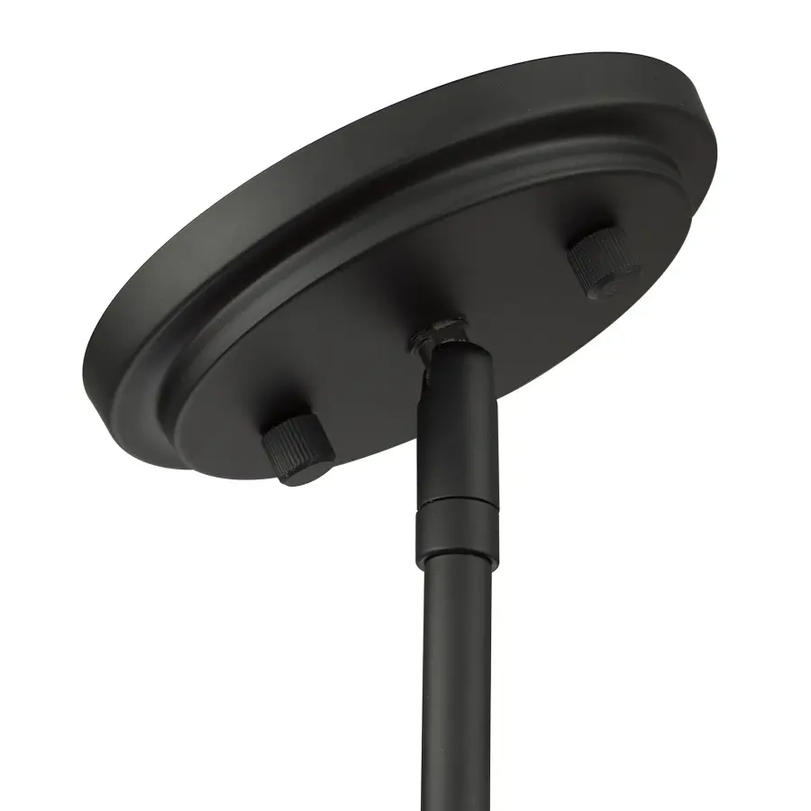 Olympia One Light Mini Pendant in Matte Black - Image 4