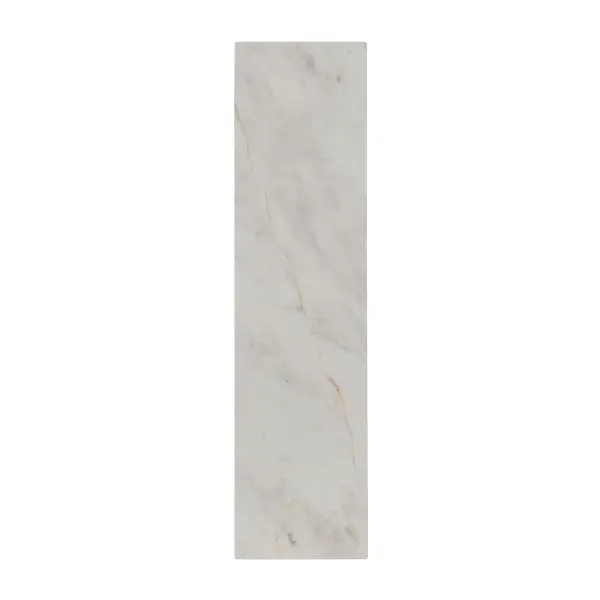 Stratum 18" LED Vanity Light in Matte Black with Jazz White Marble - Image 8