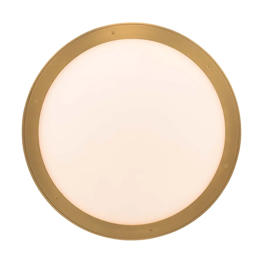 Cameron 17" LED Pendant in Brushed Champagne Brass - Image 6
