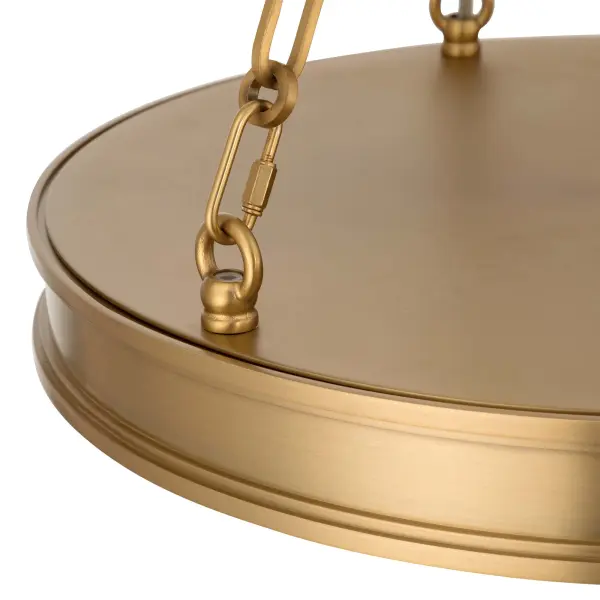 Cameron 17" LED Pendant in Brushed Champagne Brass - Image 7