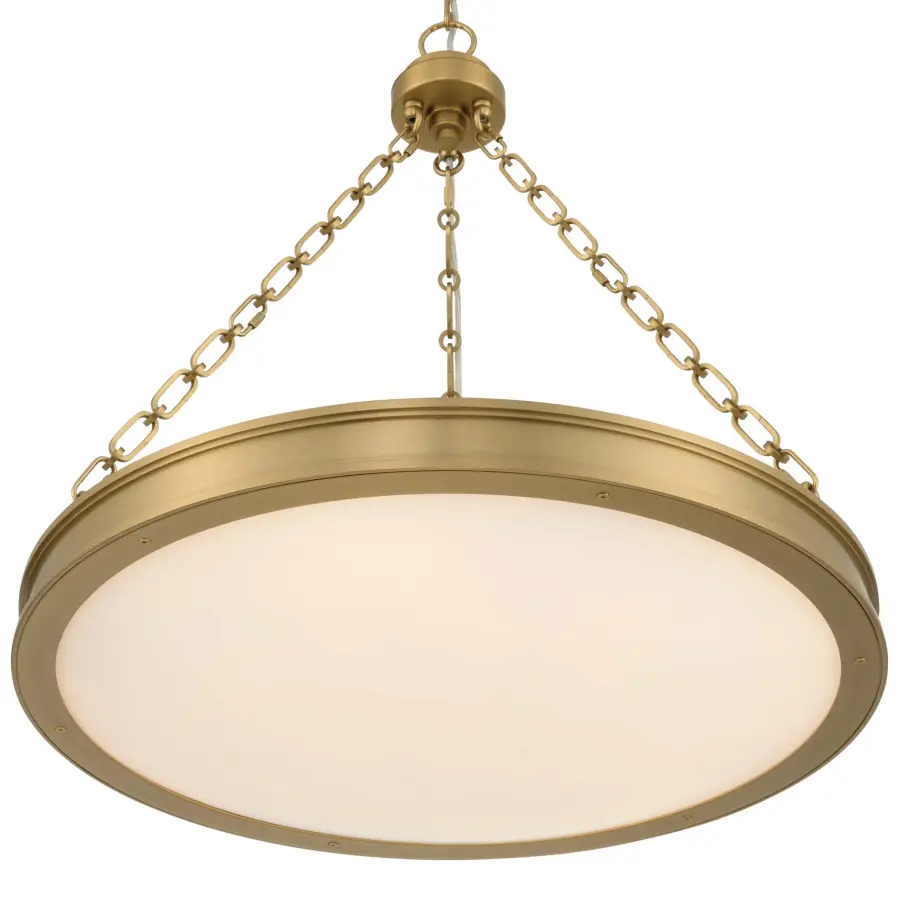 Cameron 24" LED Pendant in Brushed Champagne Brass - Image 1