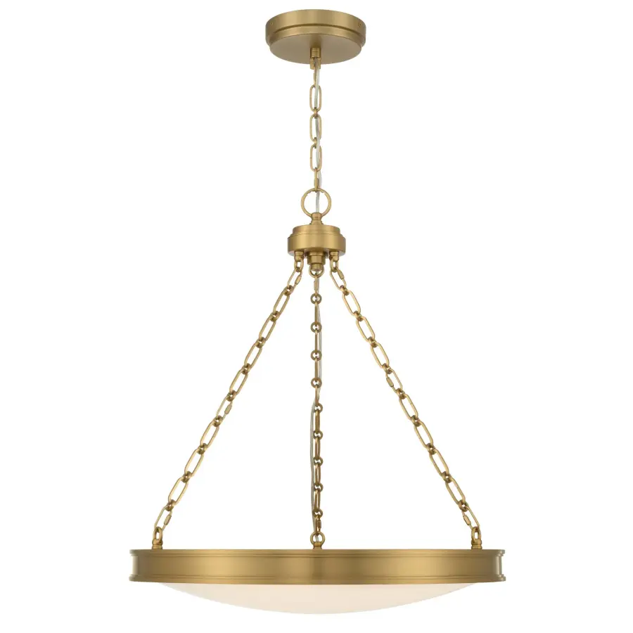 Cameron 24" LED Pendant in Brushed Champagne Brass - Image 2