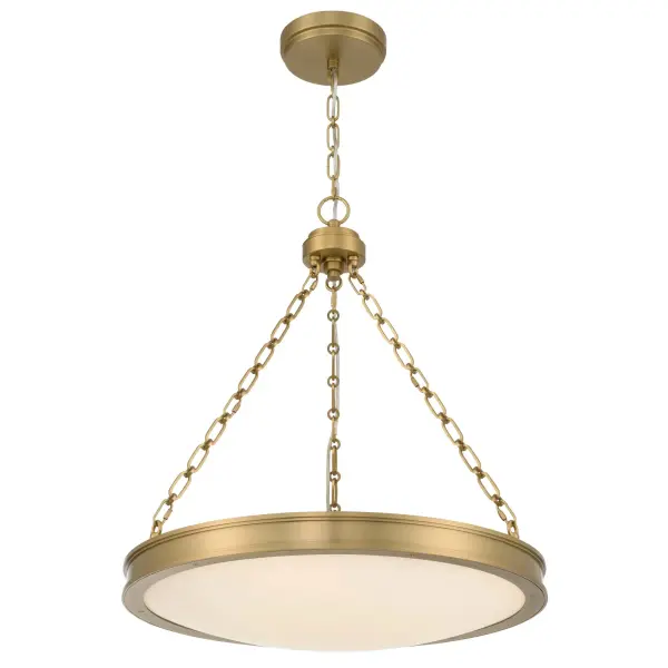 Cameron 24" LED Pendant in Brushed Champagne Brass - Image 3