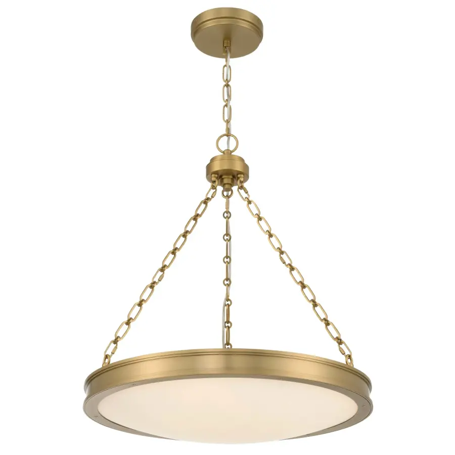 Cameron 24" LED Pendant in Brushed Champagne Brass - Image 3