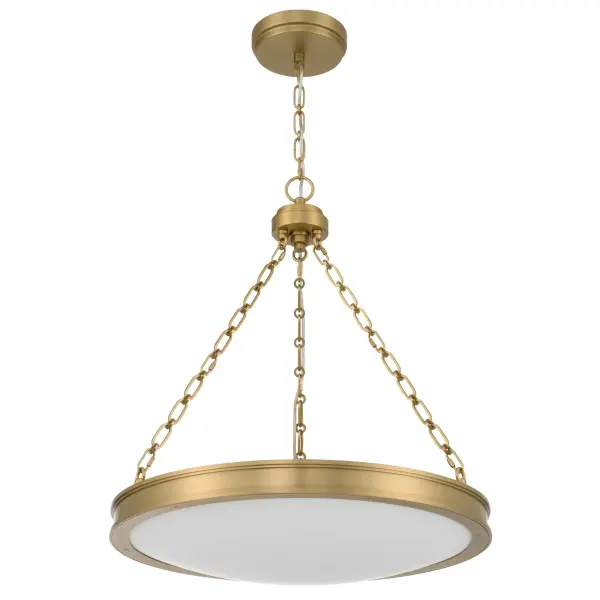 Cameron 24" LED Pendant in Brushed Champagne Brass - Image 4