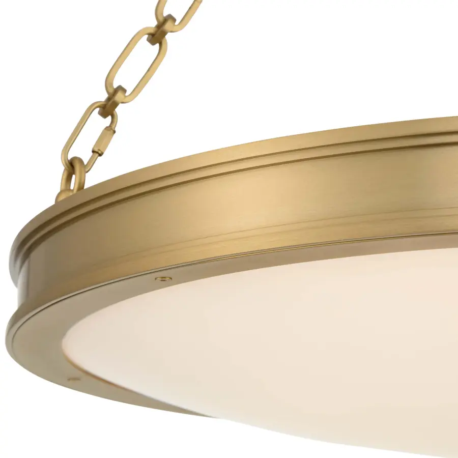 Cameron 24" LED Pendant in Brushed Champagne Brass - Image 7