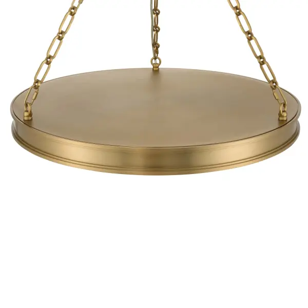 Cameron 24" LED Pendant in Brushed Champagne Brass - Image 8