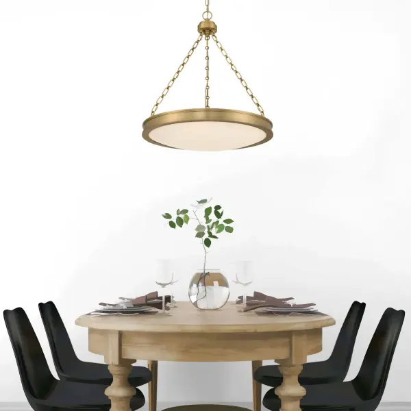 Cameron 24" LED Pendant in Brushed Champagne Brass - Image 10