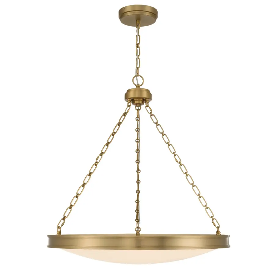 Cameron 30" LED Pendant in Brushed Champagne Brass - Image 2