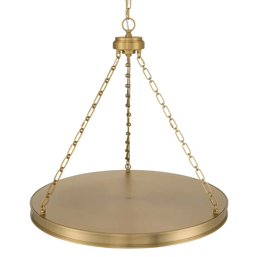 Cameron 30" LED Pendant in Brushed Champagne Brass - Image 5