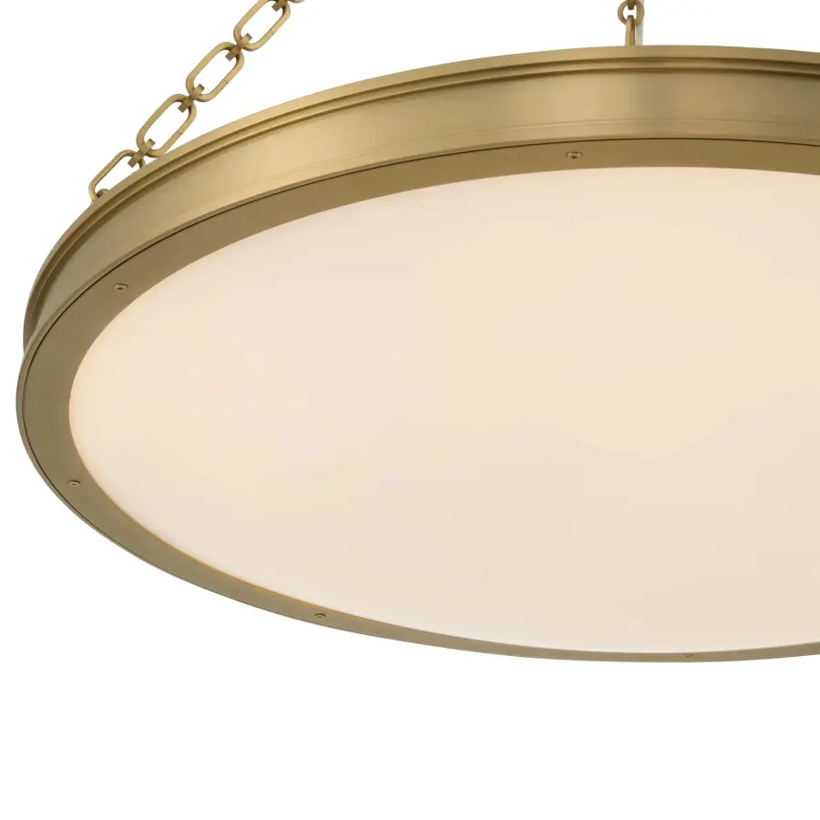 Cameron 30" LED Pendant in Brushed Champagne Brass - Image 7