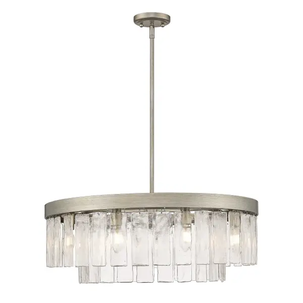 Golden Lighting Ciara 9-Light Chandelier in Peruvian Silver - Image 3