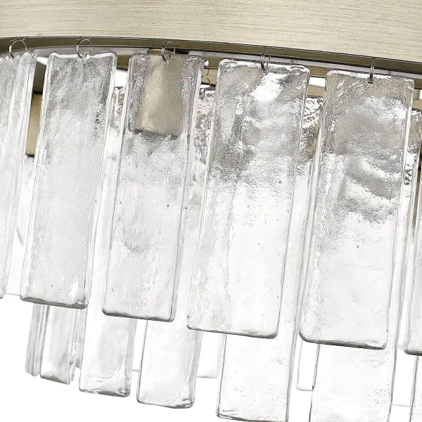 Golden Lighting Ciara 9-Light Chandelier in White Gold - Image 5