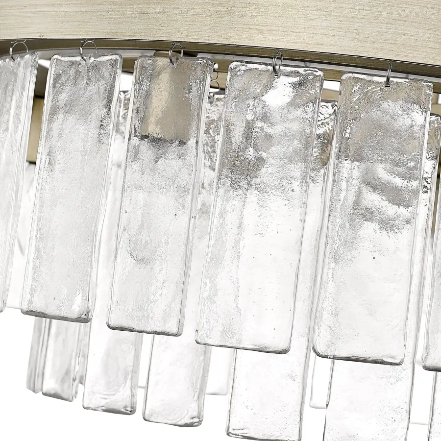 Golden Lighting Ciara 9-Light Chandelier in White Gold - Image 5