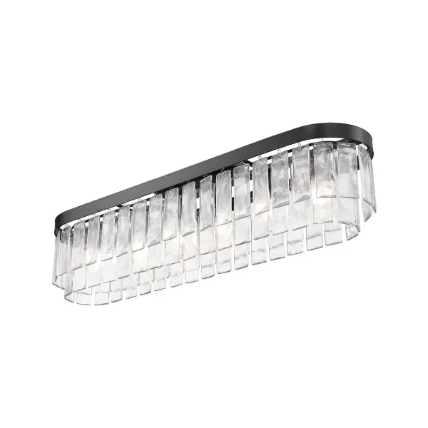 Striking Contemporary Flush Mount Perfect for Low Ceilings - Image 1