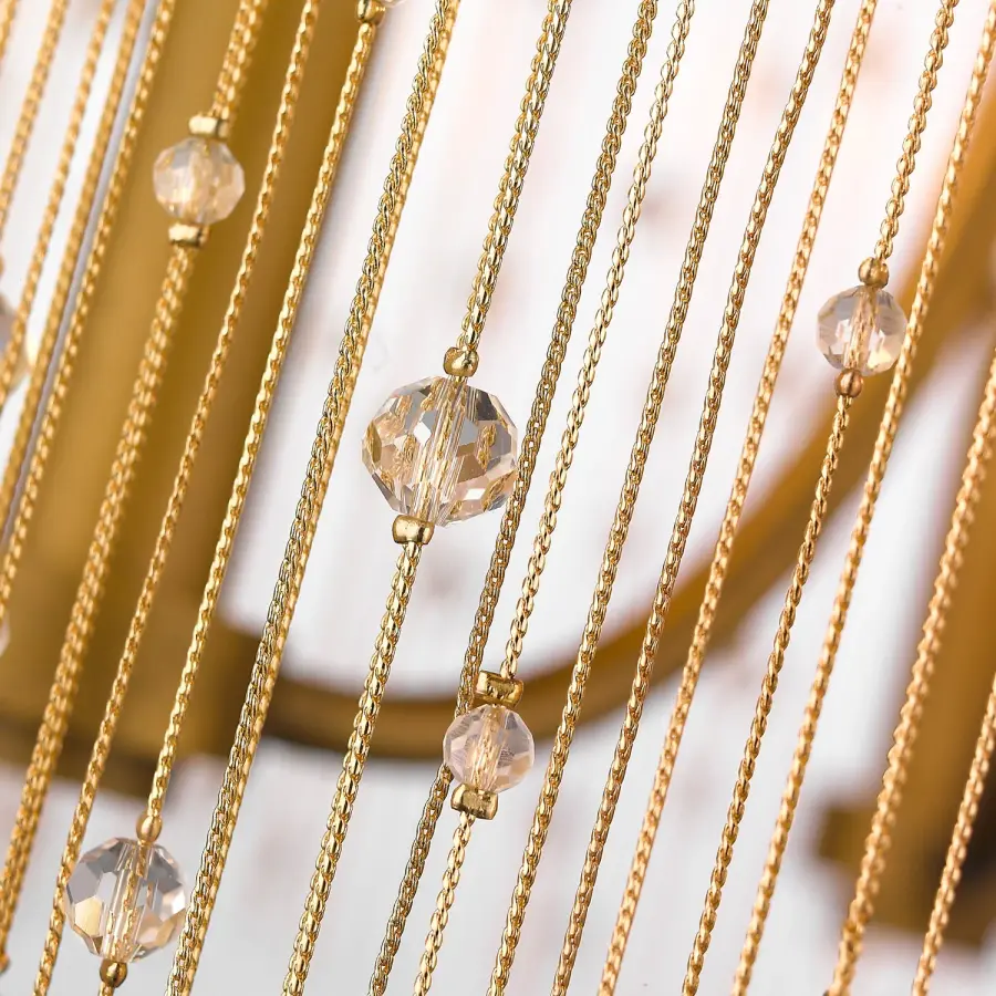 Golden Lighting Marilyn 5-Light Chandelier in Peruvian Gold - Image 4