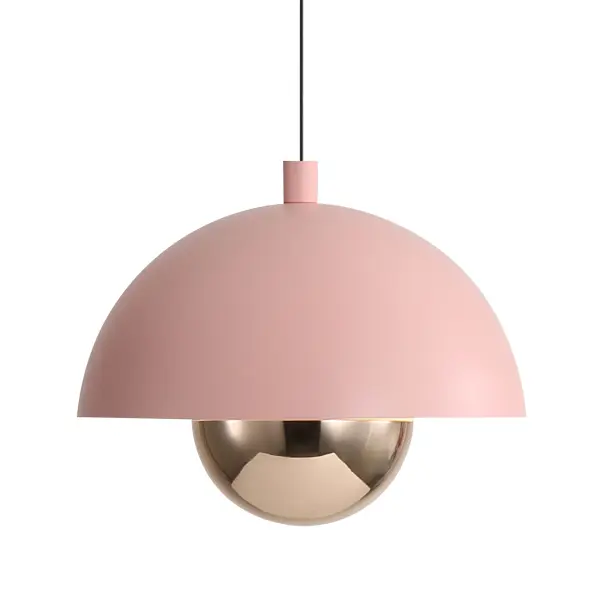 Vintra LED Pendant in Dusty Rose - Image 1