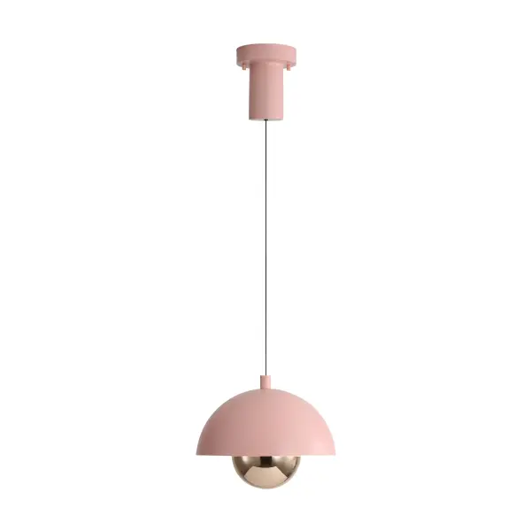 Vintra LED Pendant in Dusty Rose - Image 2