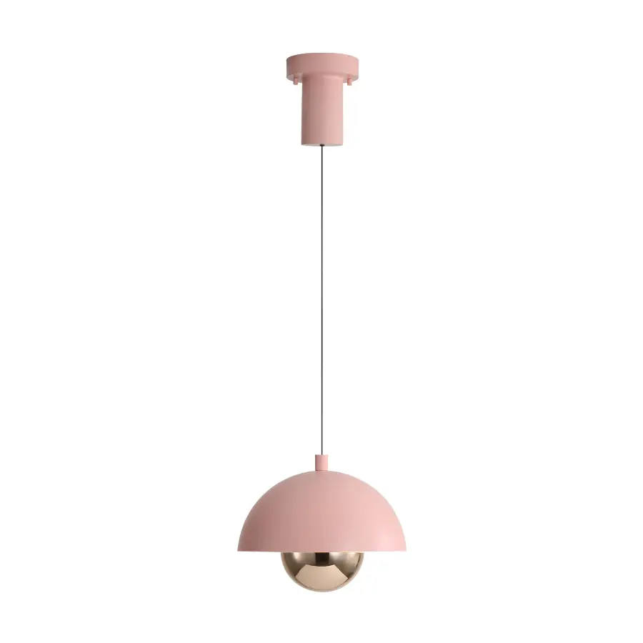 Vintra LED Pendant in Dusty Rose - Image 2