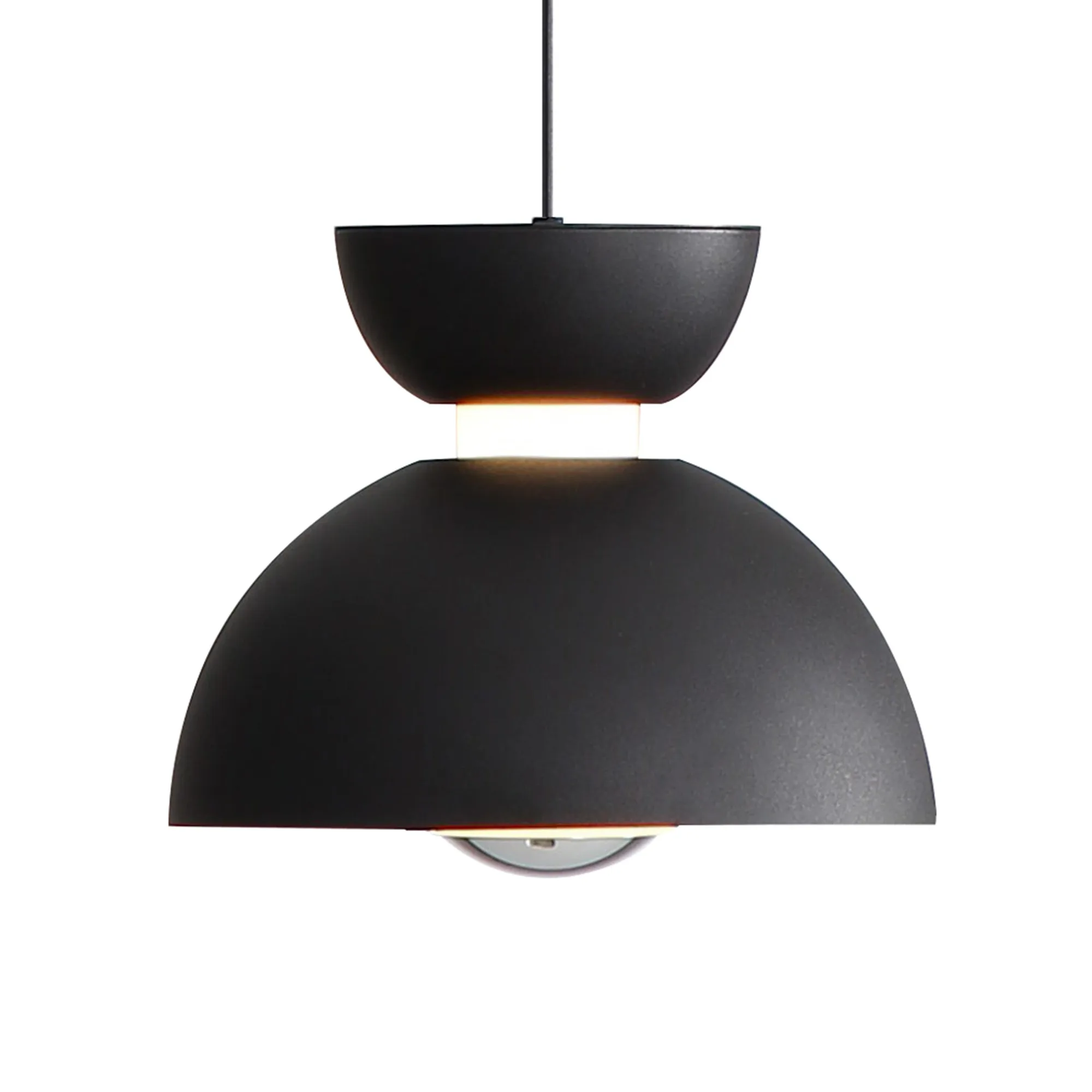 Vintra LED Pendant in Sand Black
