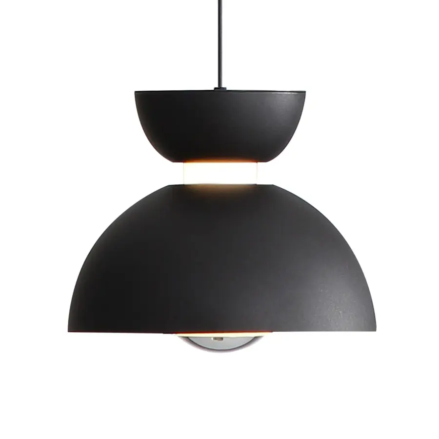 Vintra LED Pendant in Sand Black - Image 1