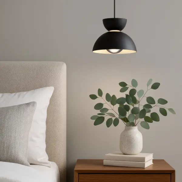 Vintra LED Pendant in Sand Black - Image 12