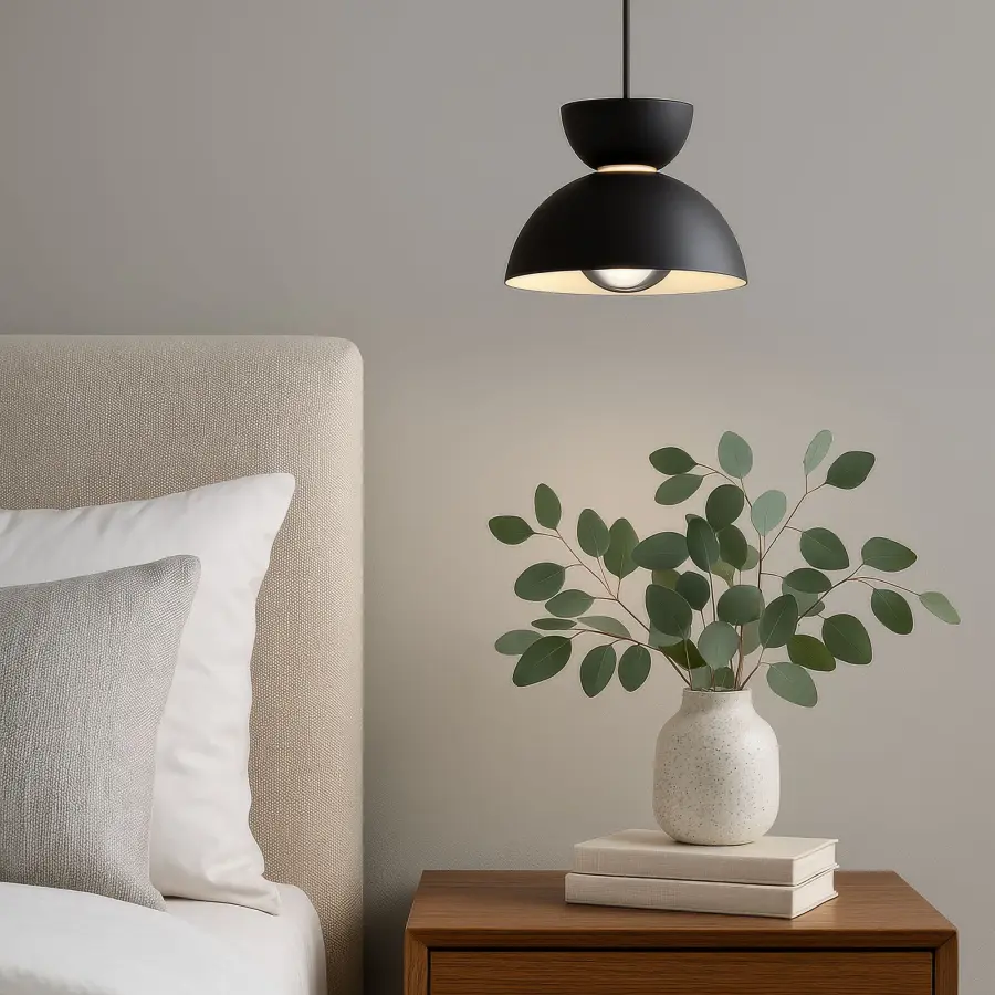 Vintra LED Pendant in Sand Black - Image 12