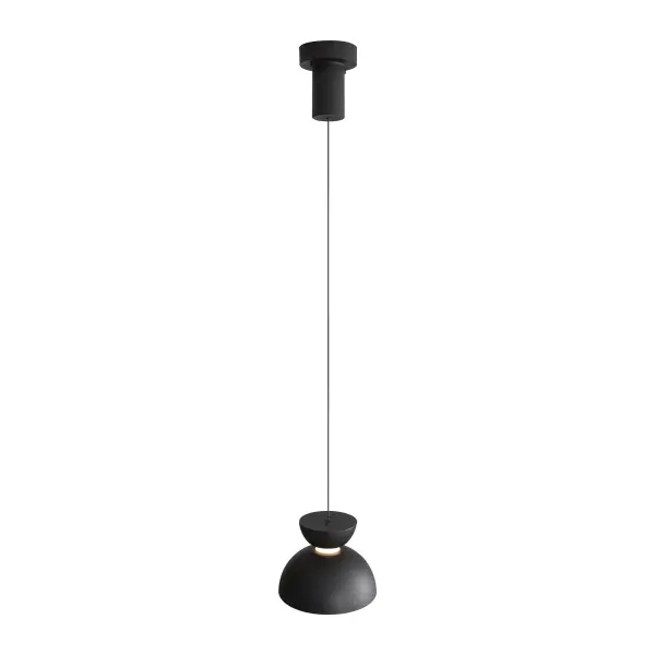 Vintra LED Pendant in Sand Black - Image 7