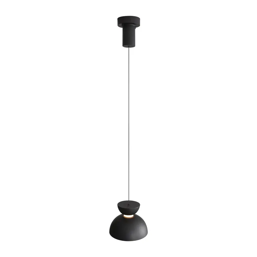 Vintra LED Pendant in Sand Black - Image 7