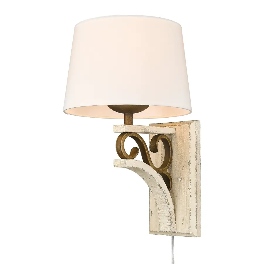 Solay One Light Wall Sconce in Burnished Chestnut - Image 1