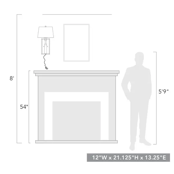 Solay One Light Wall Sconce in Burnished Chestnut - Image 6