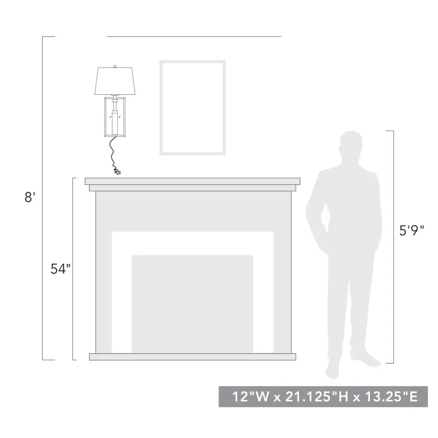 Solay One Light Wall Sconce in Burnished Chestnut - Image 6