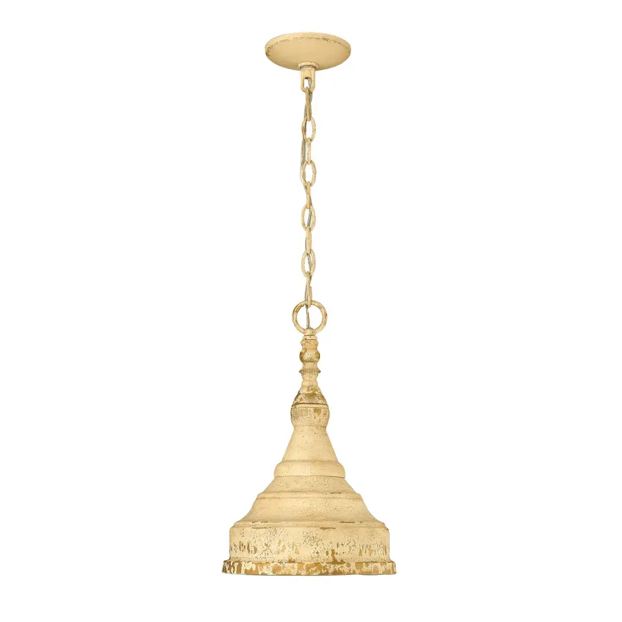 Wellsly One Light Pendant in Aged Tuscan Stone - Image 2
