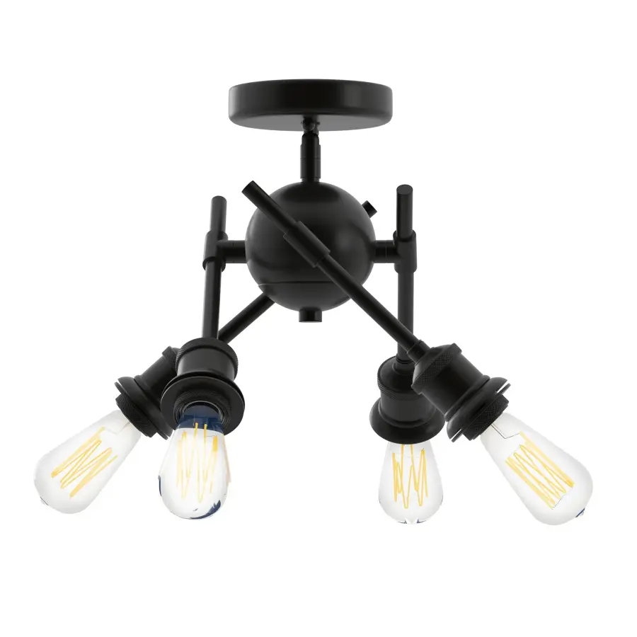Axel One Light Wall Sconce in Matte Black - Image 1