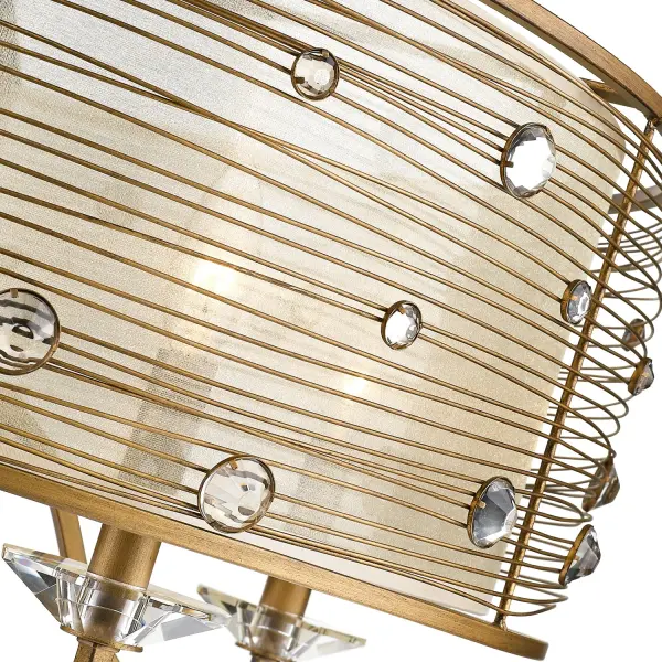 Golden Lighting Joia 5-Light Chandelier in Peruvian Gold - Image 4