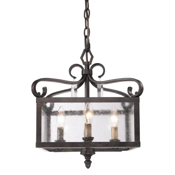 Valencia Four Light Semi-Flush Mount in Fired Bronze - Image 4