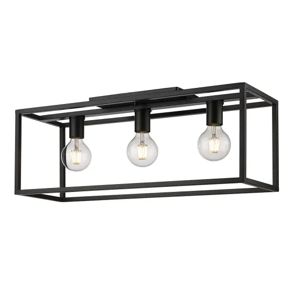 Bold Industrial Style Meets Practical Low-Ceiling Lighting - Image 2