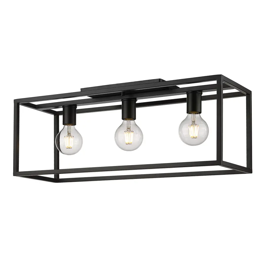 Bold Industrial Style Meets Practical Low-Ceiling Lighting - Image 2