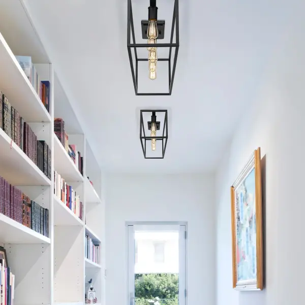 Bold Industrial Statement for Low-Ceiling Spaces - Image 2