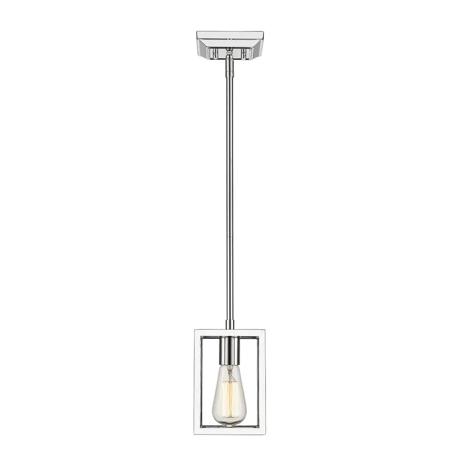 Golden Lighting Wesson 1-Light Pendant in Chrome - Image 3