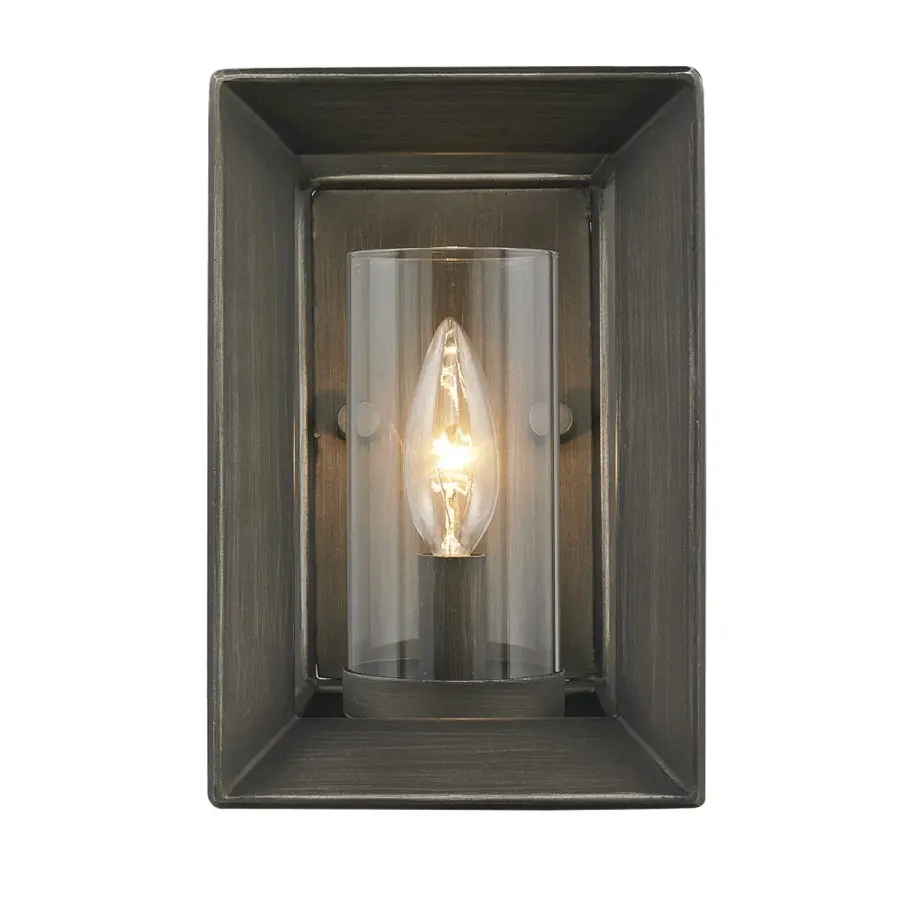 Golden Lighting Smyth 1-Light Wall Sconce in Gunmetal Bronze - Image 4