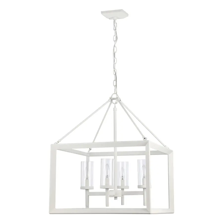 Golden Lighting Smyth 4-Light Chandelier in Natural White - Image 2