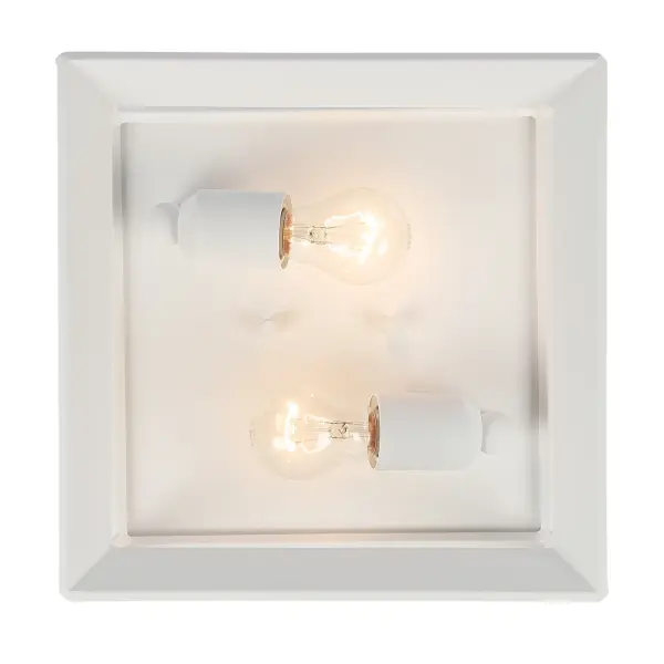 Golden Lighting Smyth 2-Light Flush Mount in Natural White - Image 3