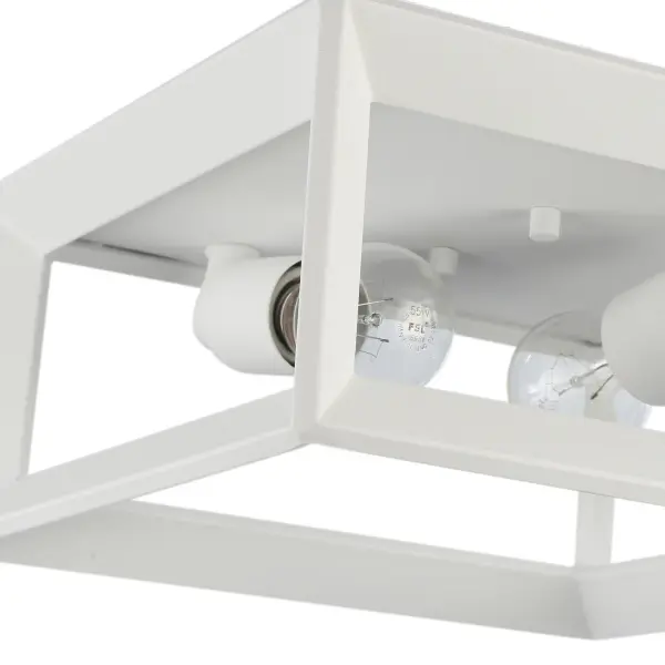 Golden Lighting Smyth 2-Light Flush Mount in Natural White - Image 4