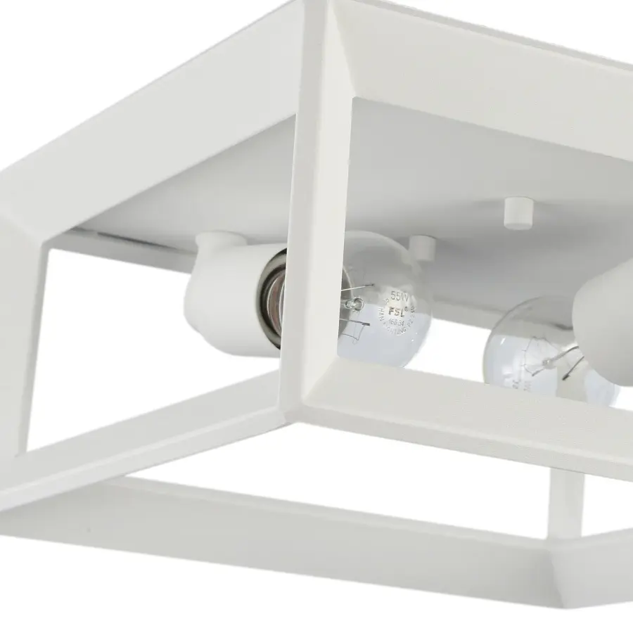 Golden Lighting Smyth 2-Light Flush Mount in Natural White - Image 4
