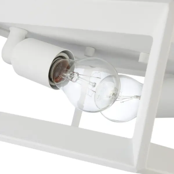 Golden Lighting Smyth 2-Light Flush Mount in Natural White - Image 5