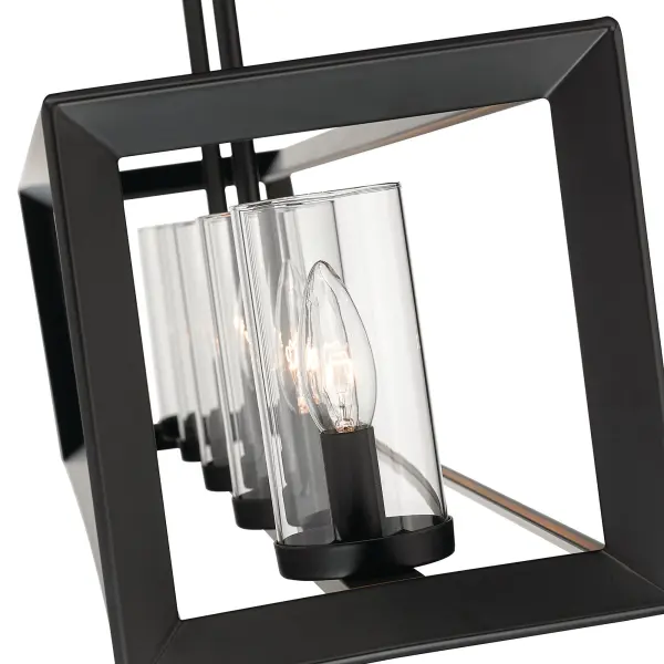 Golden Lighting Smyth 5-Light Island Light in Matte Black - Image 4