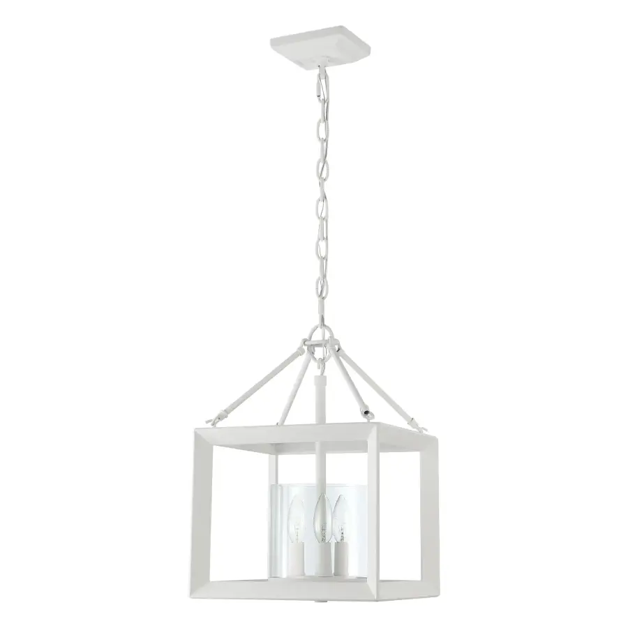 Golden Lighting Smyth 3-Light Chandelier in Natural White - Image 2