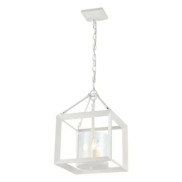 Golden Lighting Smyth 3-Light Chandelier in Natural White - Image 3